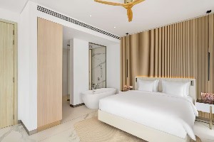 Spacious suite with kitchenette, views & butler.