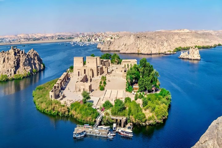 Ostrov Philae na Nilu
