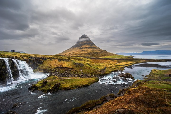 Fotografy oblíbená hora Kirkjufell