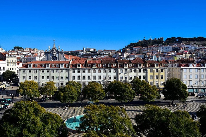 Výhled z hotelu 