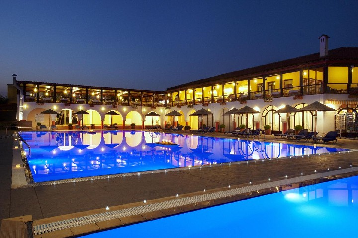Pool at night