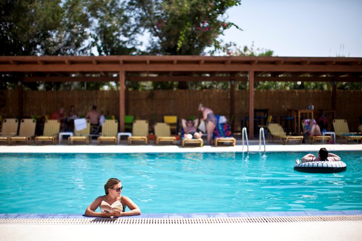 Relax u bazénu