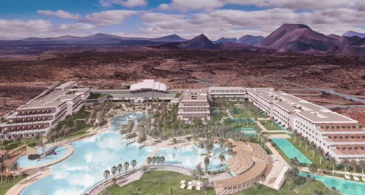hotel from above