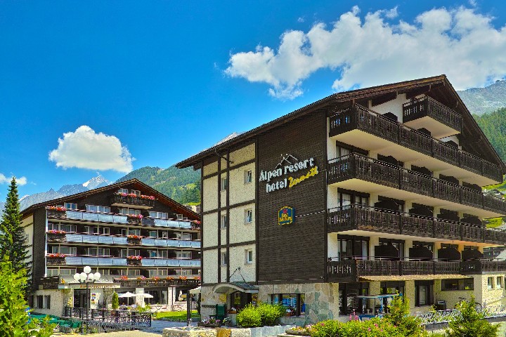 Hotel v létě